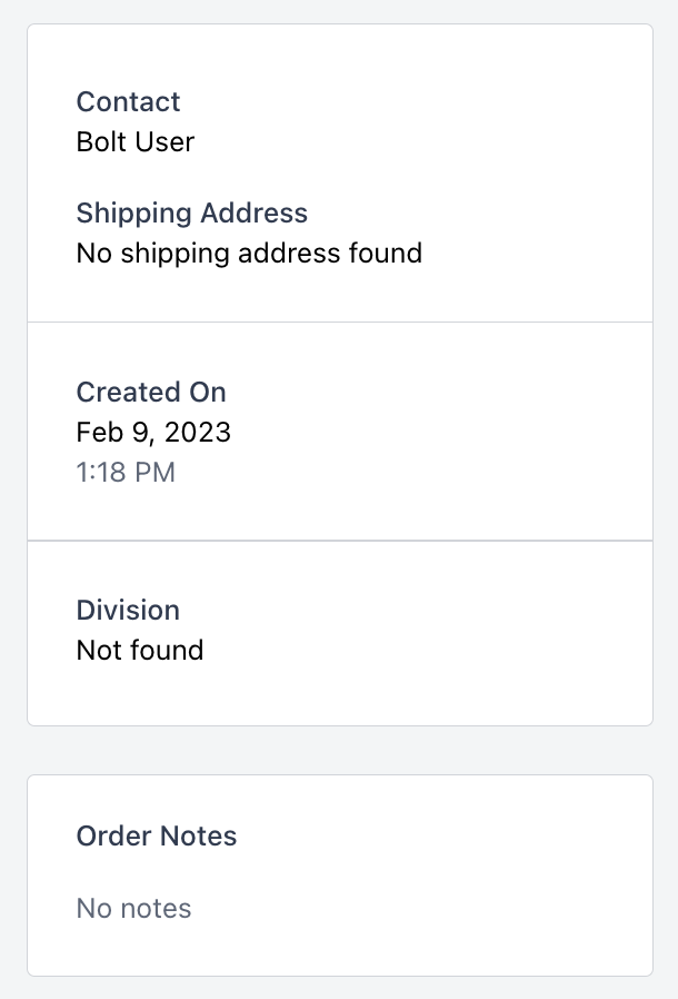 Order Notes in Mobile